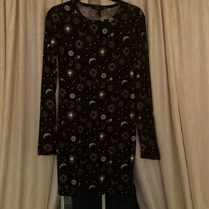NWOT Celestial Long Sleeve Dress L